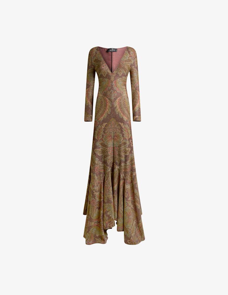 rinascente ETRO Long jersey dress with floral motif