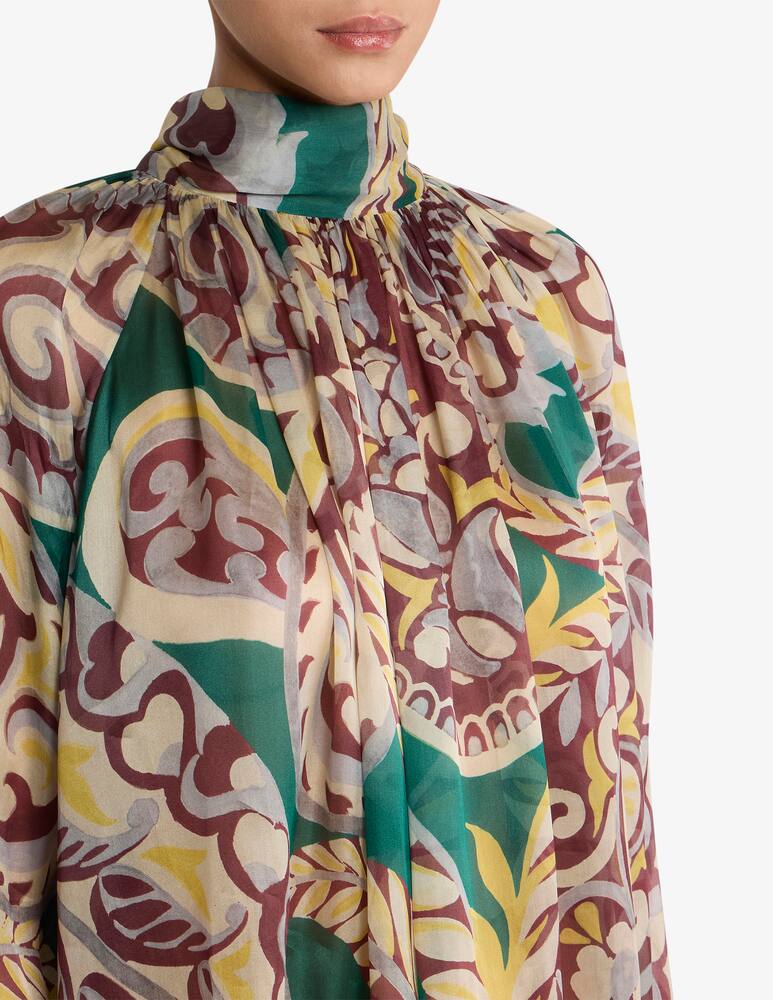 rinascente ETRO Blusa in seta con foulard