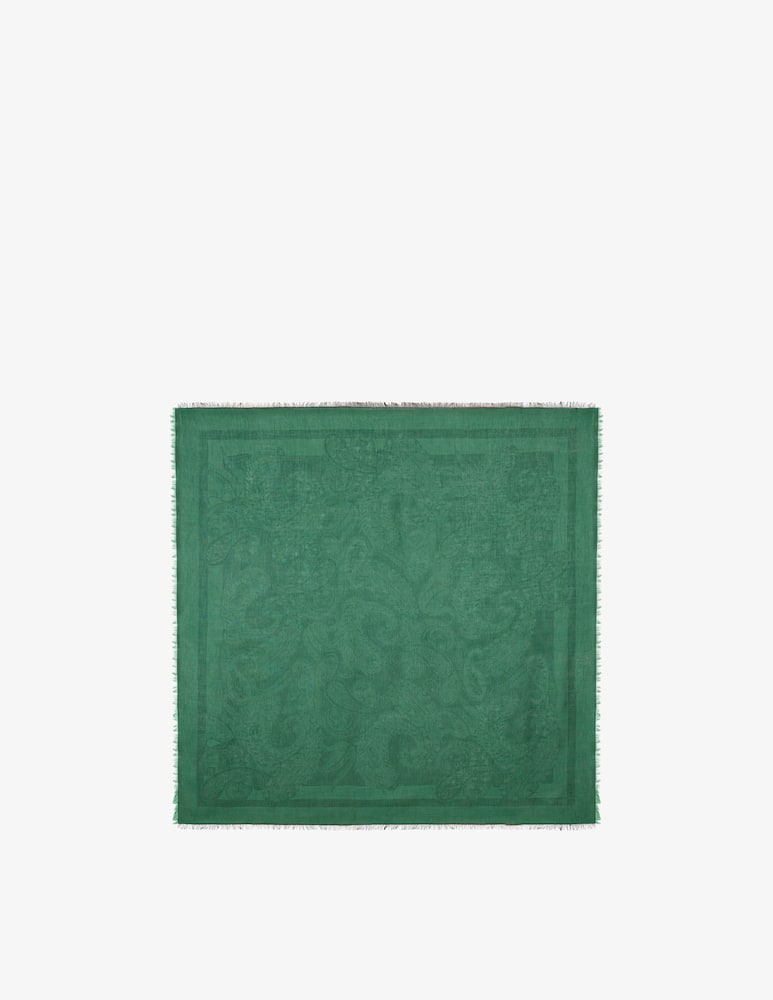 rinascente ETRO Scialle jacquard in misto lana con motivo paisley