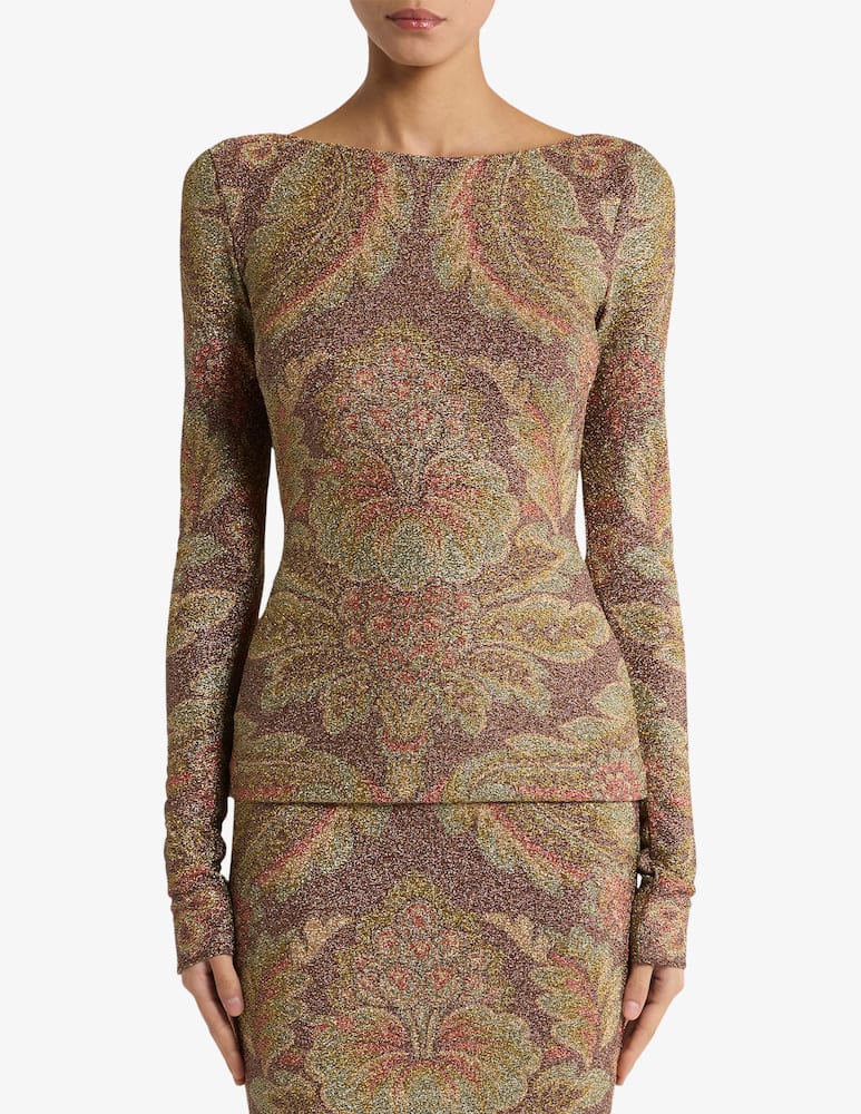 rinascente ETRO Maglia in jersey con motivo floreale