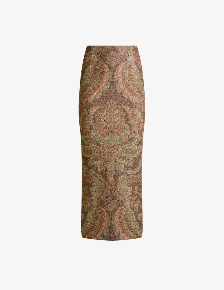 ETRO Jersey midi skirt with floral motif - picture 5 ETRO Jersey midi skirt with floral motif - picture 5
