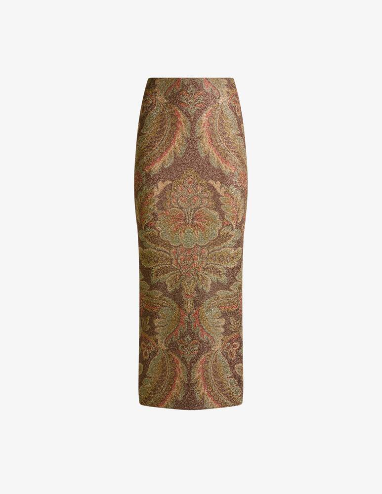 rinascente ETRO Jersey midi skirt with floral motif