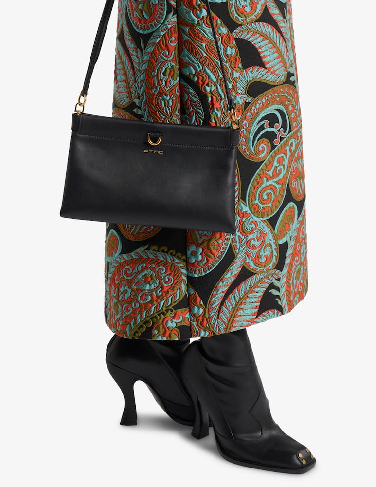 rinascente ETRO Mini leather clutch talk