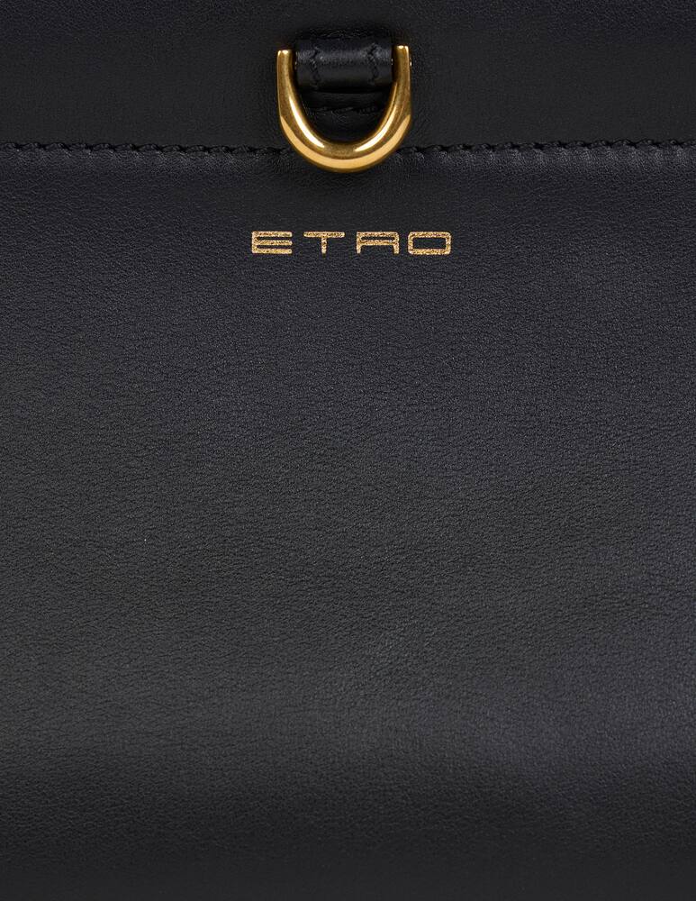rinascente ETRO Mini leather clutch talk