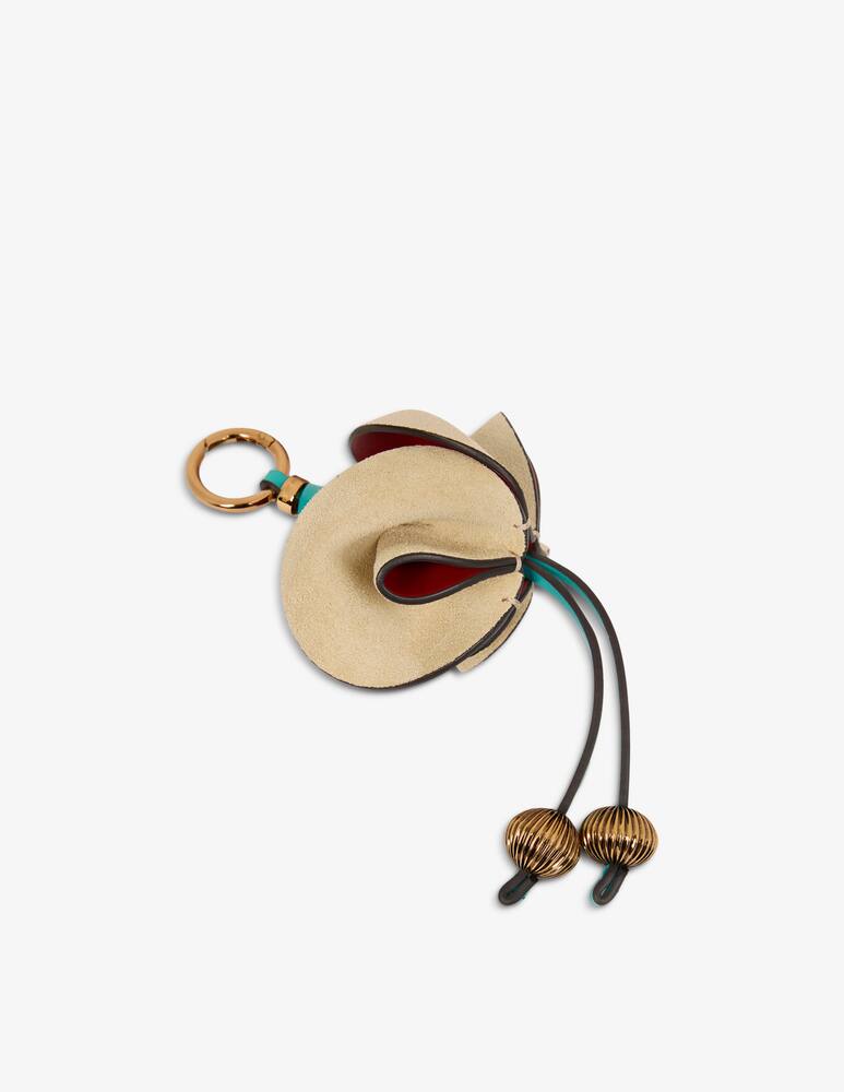 rinascente ETRO Suede flower charm
