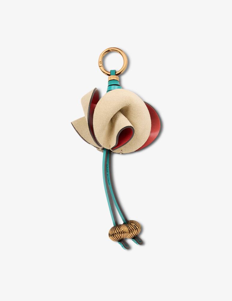 rinascente ETRO Suede flower charm