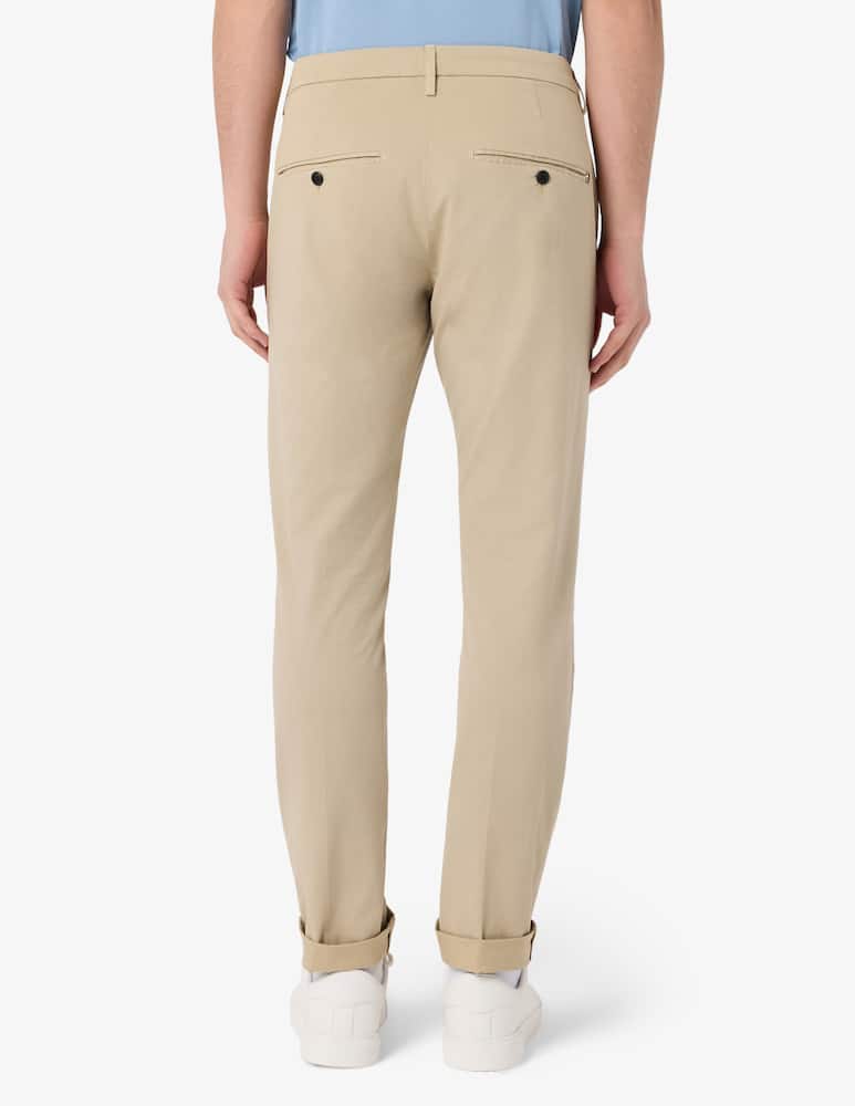 rinascente Dondup Slim gabardine trousers