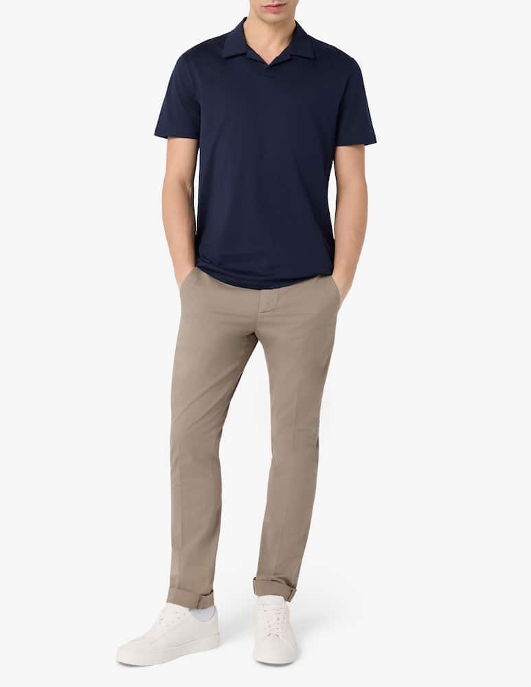 rinascente Dondup Slim gabardine trousers