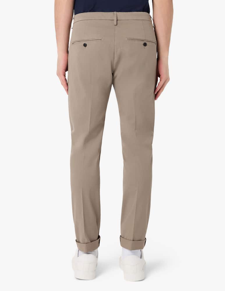 rinascente Dondup Slim gabardine trousers