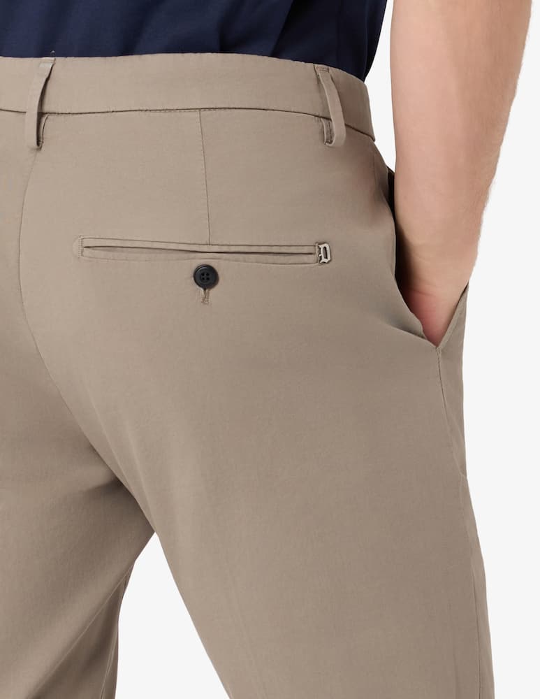 rinascente Dondup Slim gabardine trousers