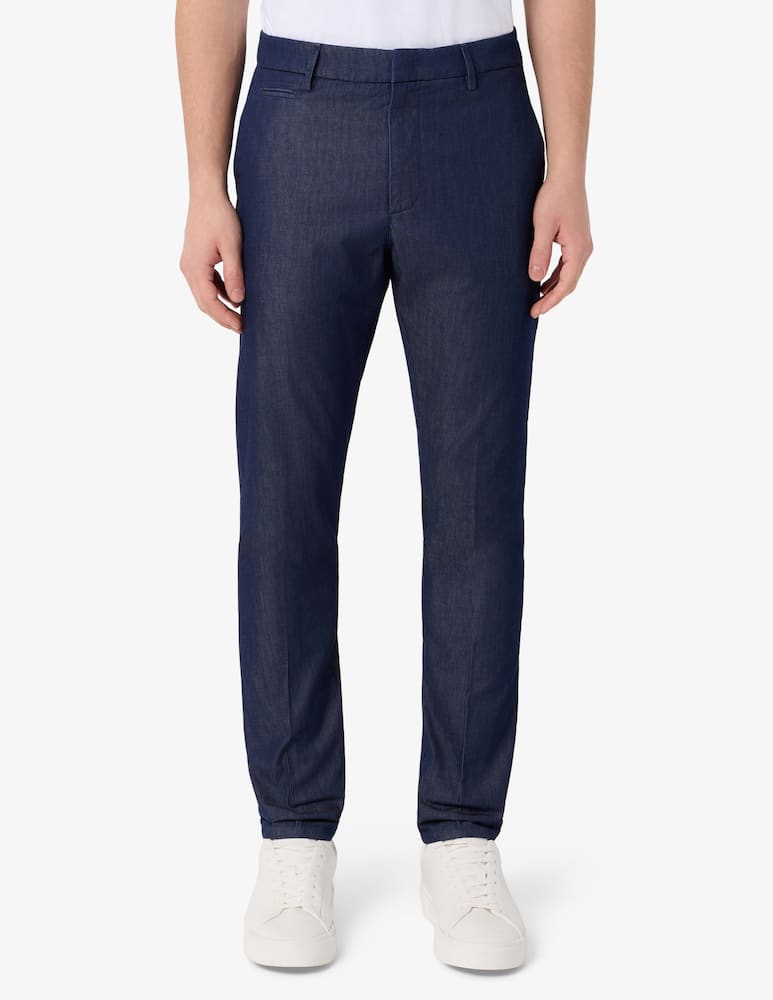 rinascente Dondup Pantaloni chino effetto denim 