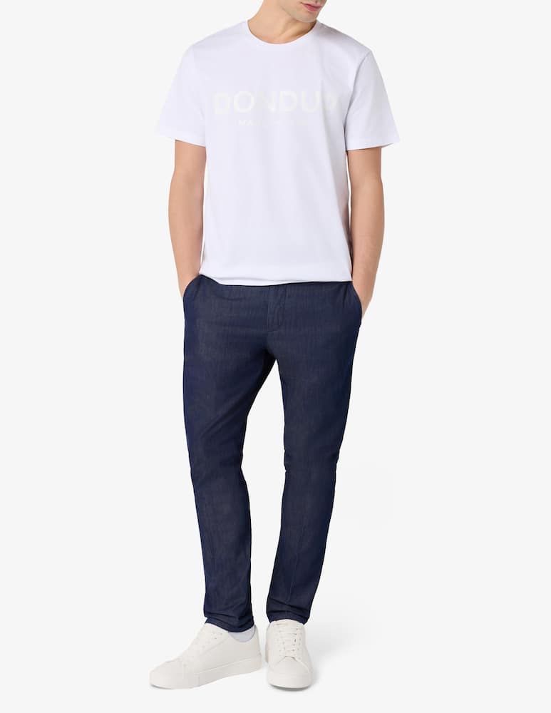 rinascente Dondup Pantaloni chino effetto denim 