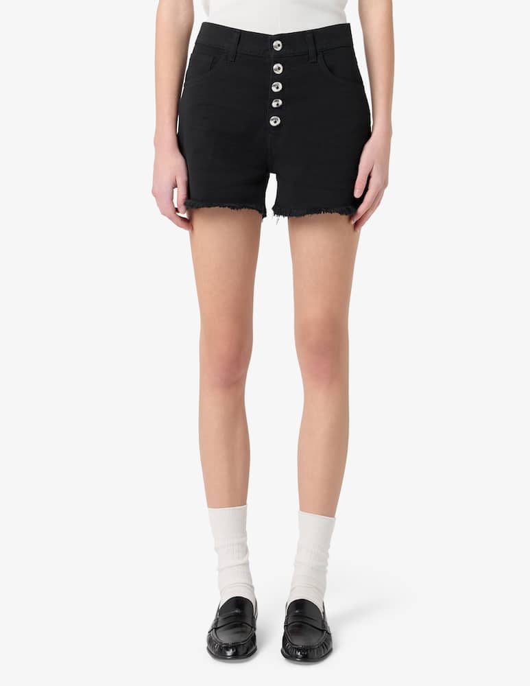 Dondup Pantaloni corti con bottoni gioiello Stella - immagine 1 Dondup Pantaloni corti con bottoni gioiello Stella - immagine 1