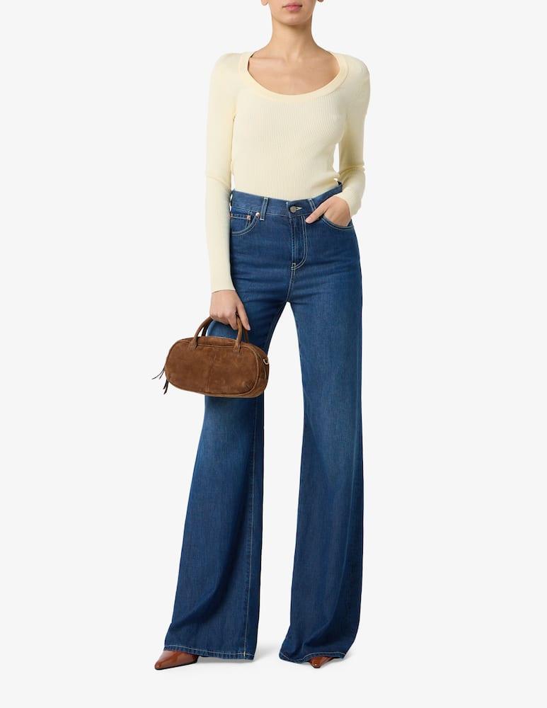 Dondup Jeans a zampa Amber - immagine 2