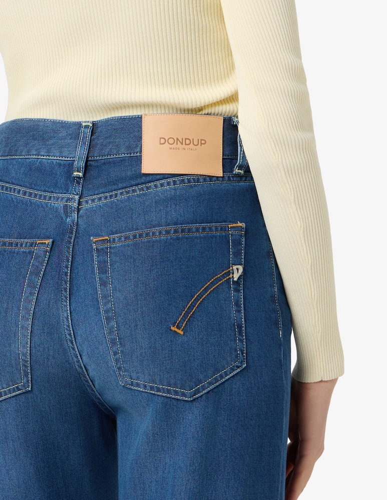 Dondup Jeans a zampa Amber - immagine 4