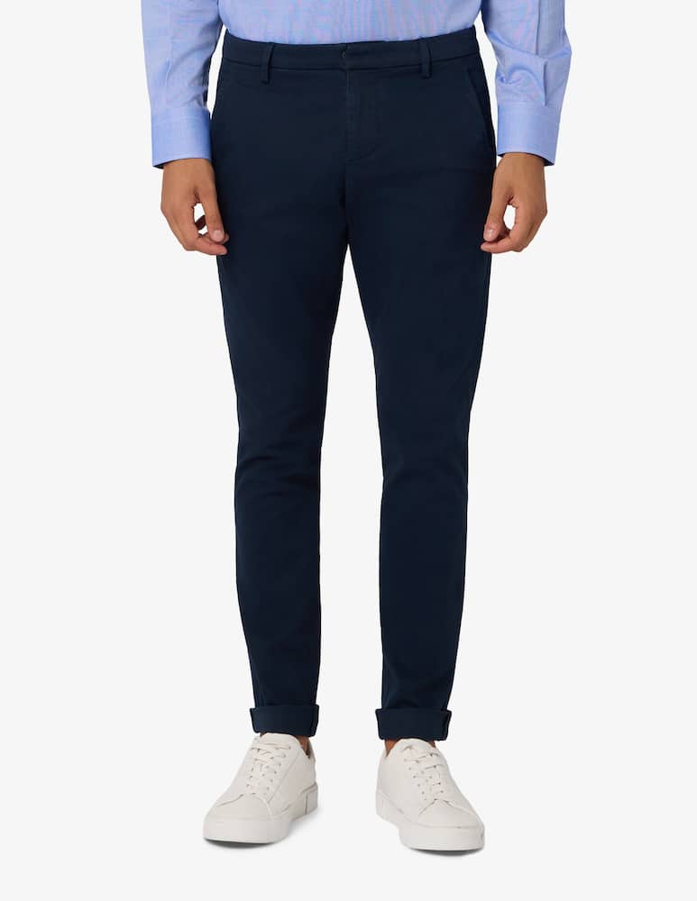 rinascente Dondup Pantaloni chino in gabardine stretch slim fit