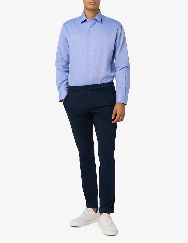 rinascente Dondup Pantaloni chino in gabardine stretch slim fit