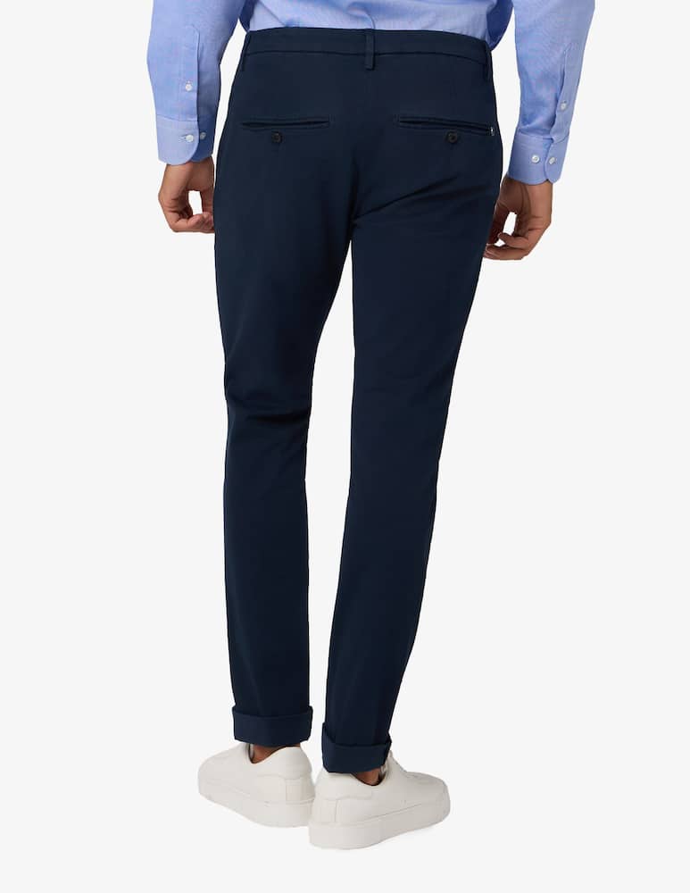 rinascente Dondup Pantaloni chino in gabardine stretch slim fit