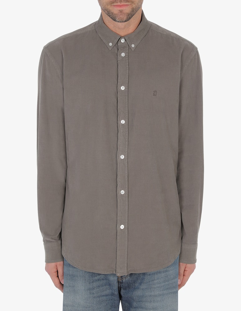 rinascente Dondup Camicia regular fit in velluto