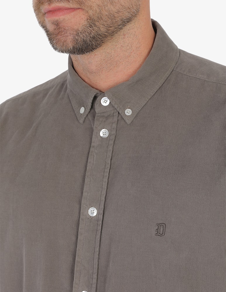 rinascente Dondup Camicia regular fit in velluto