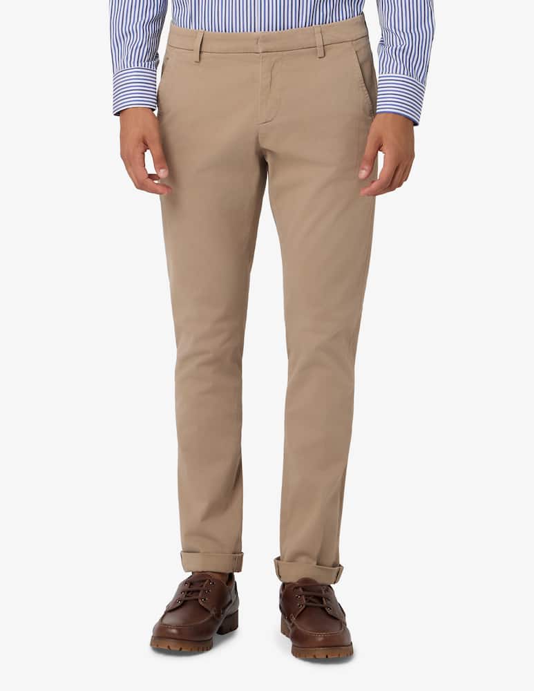 rinascente Dondup Pantaloni chino in gabardine stretch slim fit