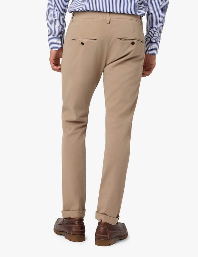 rinascente Dondup Pantaloni chino in gabardine stretch slim fit