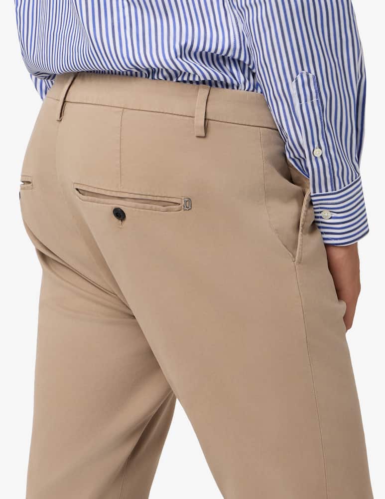 rinascente Dondup Pantaloni chino in gabardine stretch slim fit