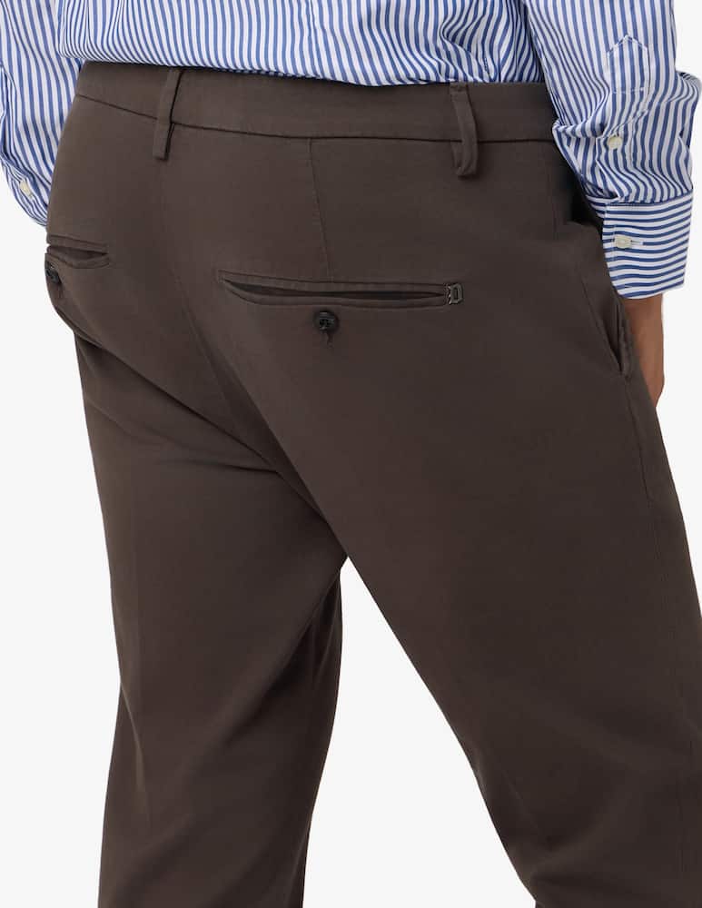 rinascente Dondup Pantaloni chino in gabardine stretch slim fit