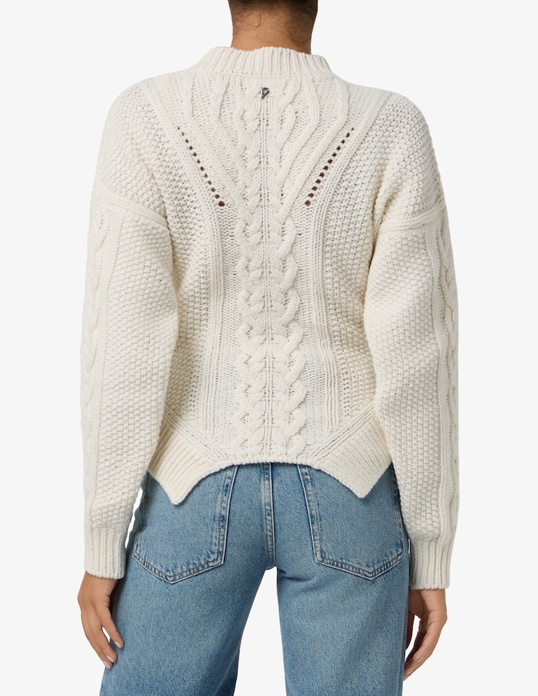 Dondup Maglione girocollo con trecce - immagine 3 Dondup Maglione girocollo con trecce - immagine 3