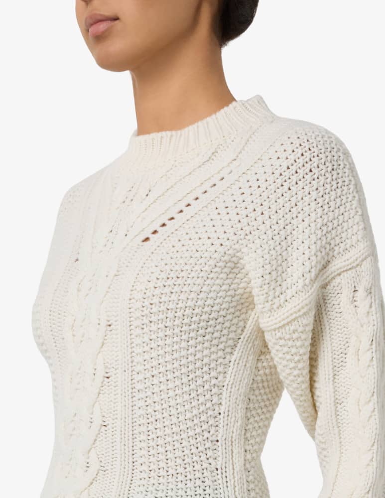 Dondup Maglione girocollo con trecce - immagine 4 Dondup Maglione girocollo con trecce - immagine 4