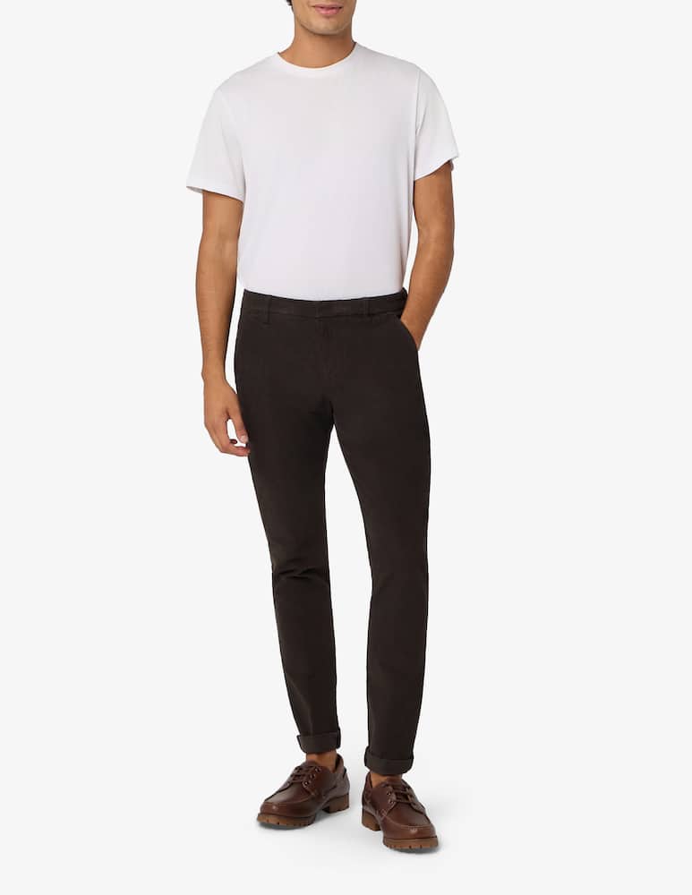 rinascente Dondup Pantaloni chino in velluto slim fit