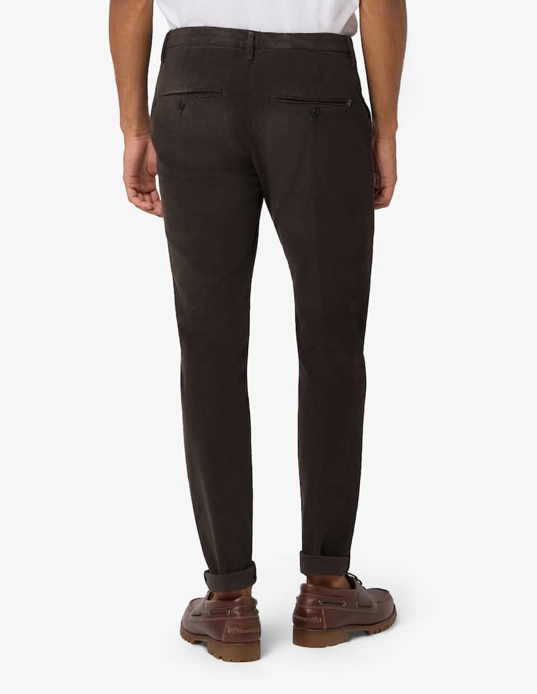 rinascente Dondup Pantaloni chino in velluto slim fit