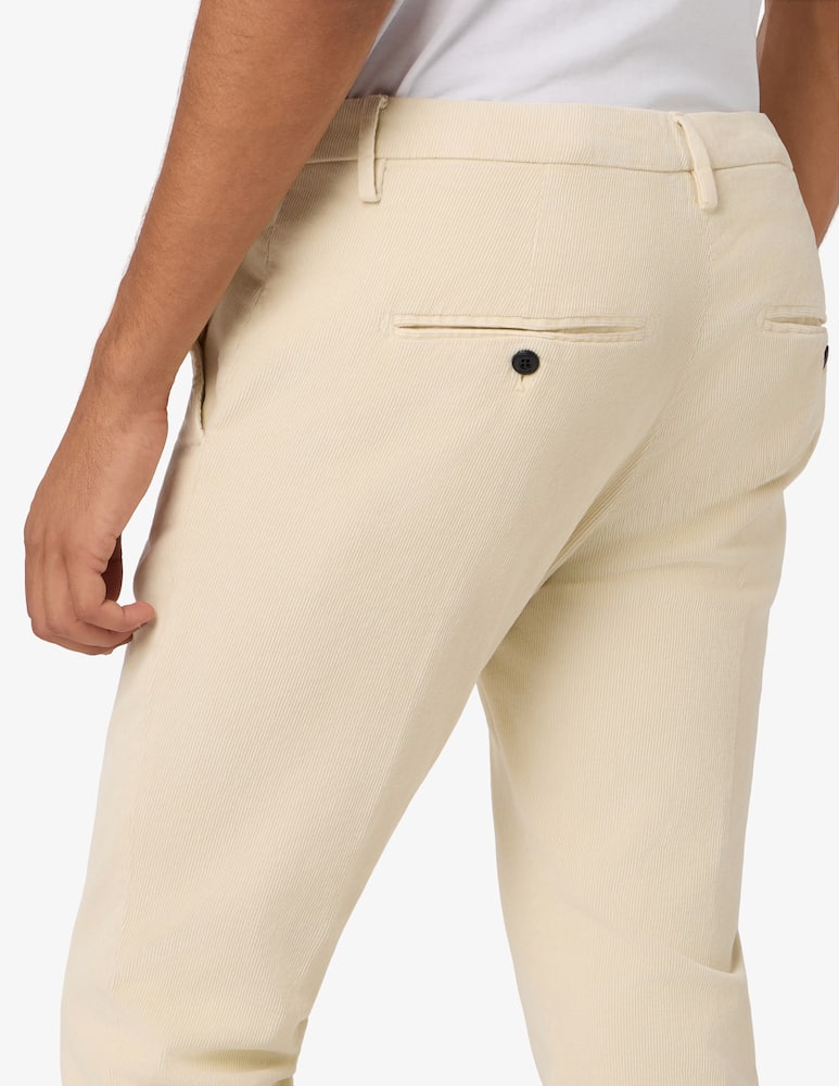 rinascente Dondup Pantaloni chino in velluto slim fit