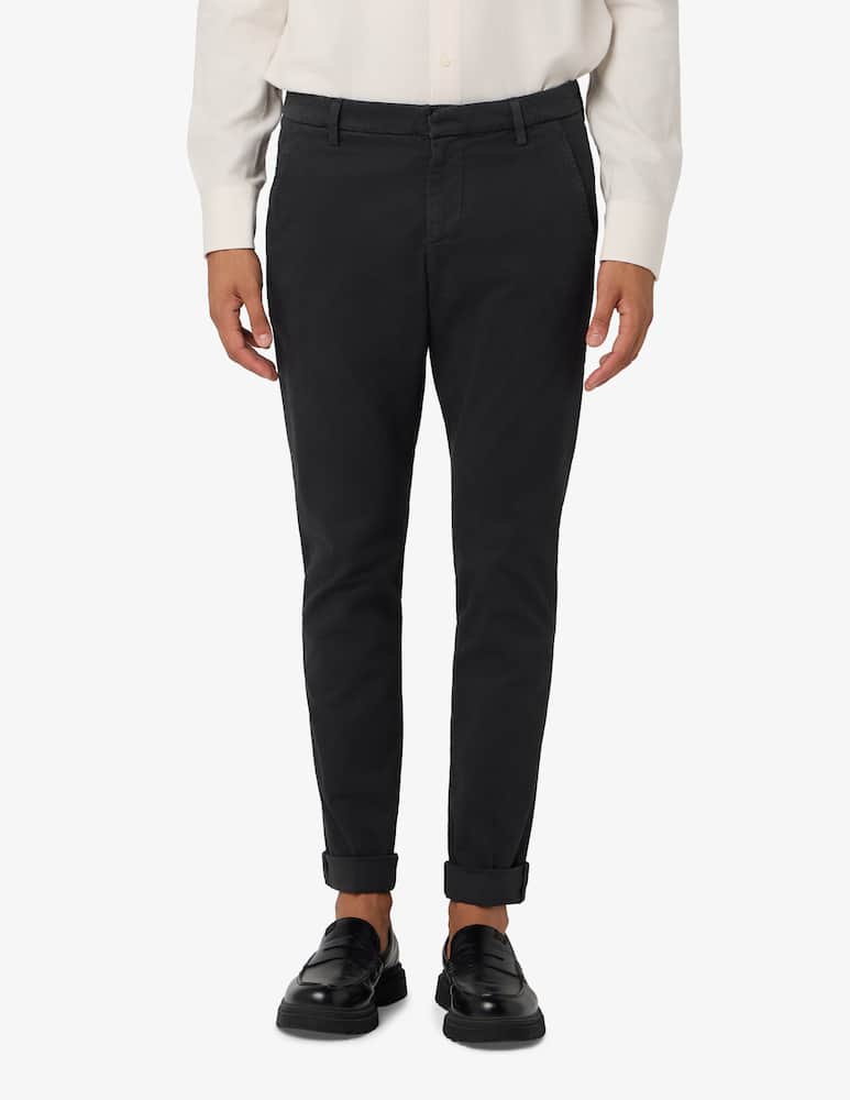 rinascente Dondup Pantaloni chino in gabardine stretch slim fit