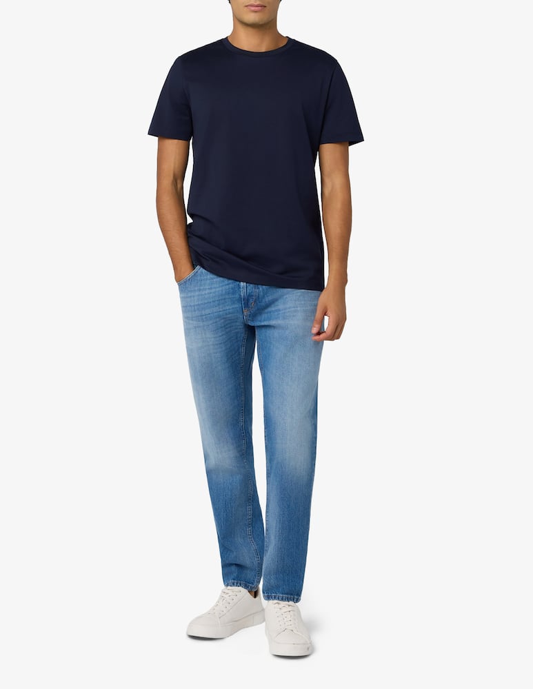 rinascente Dondup T-shirt regular fit con logo gommato