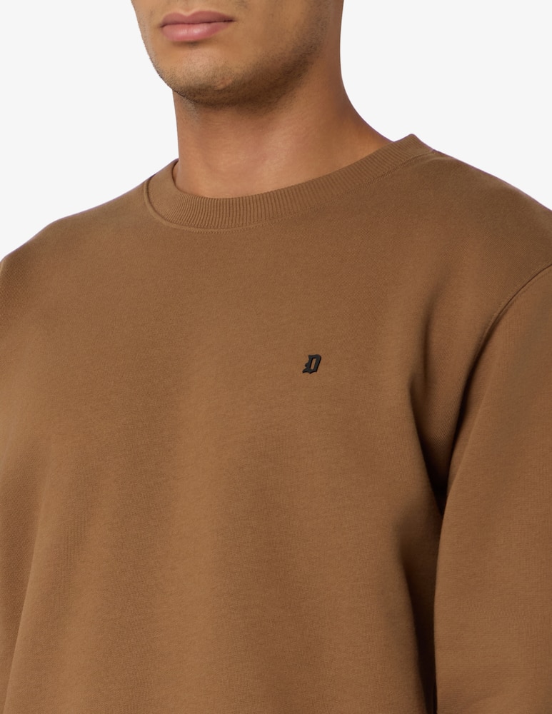 rinascente Dondup Felpa in cotone con logo gommato
