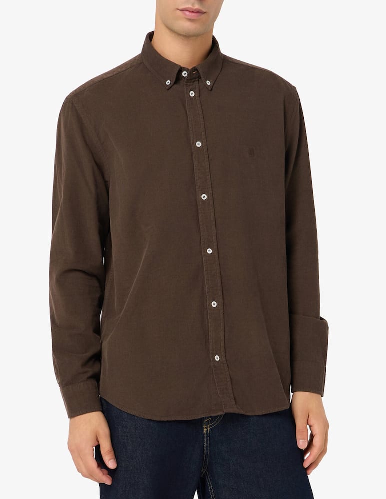 Dondup Camicia in velluto fine regular fit - immagine 1 Dondup Camicia in velluto fine regular fit - immagine 1