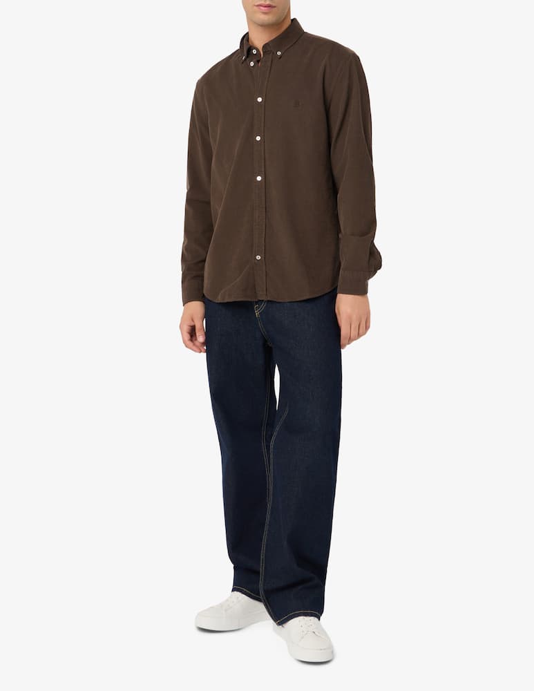 Dondup Camicia in velluto fine regular fit - immagine 2 Dondup Camicia in velluto fine regular fit - immagine 2
