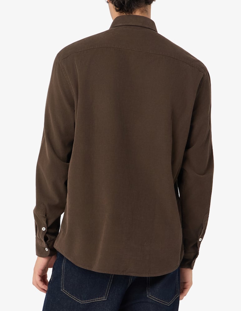 Dondup Camicia in velluto fine regular fit - immagine 3 Dondup Camicia in velluto fine regular fit - immagine 3