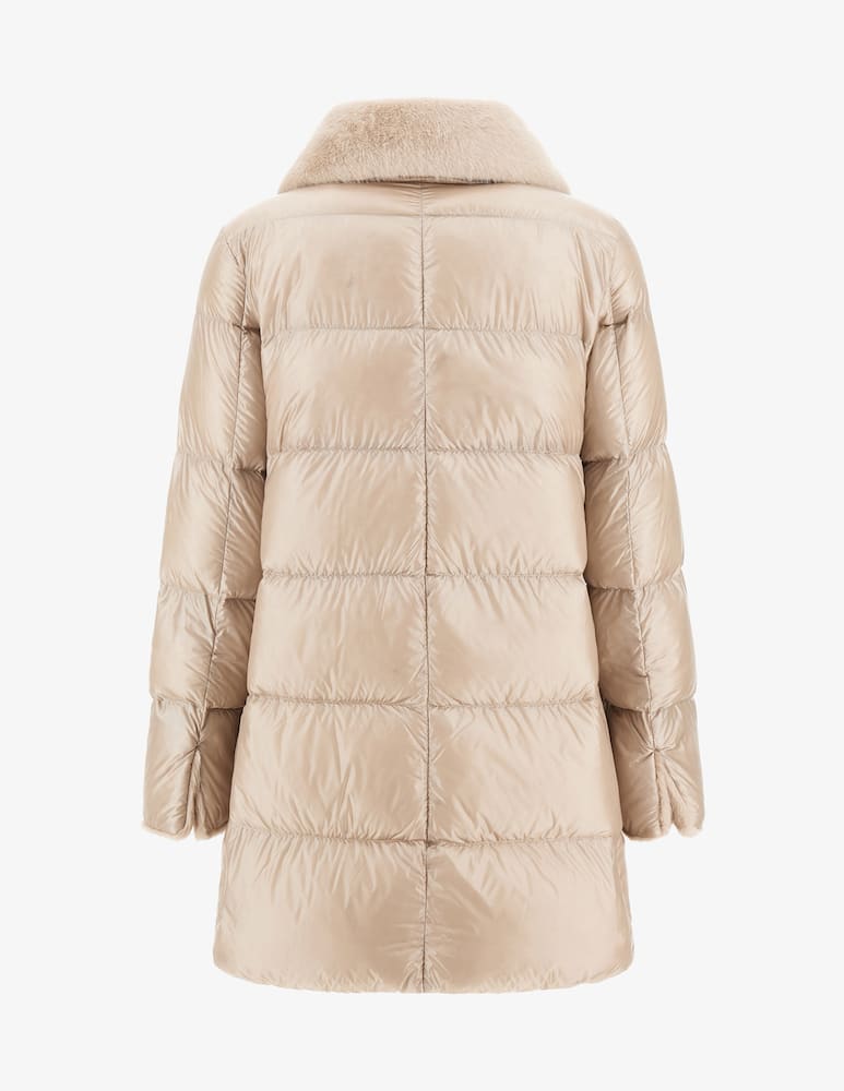 Herno Padded coat with faux fur collar - picture 2