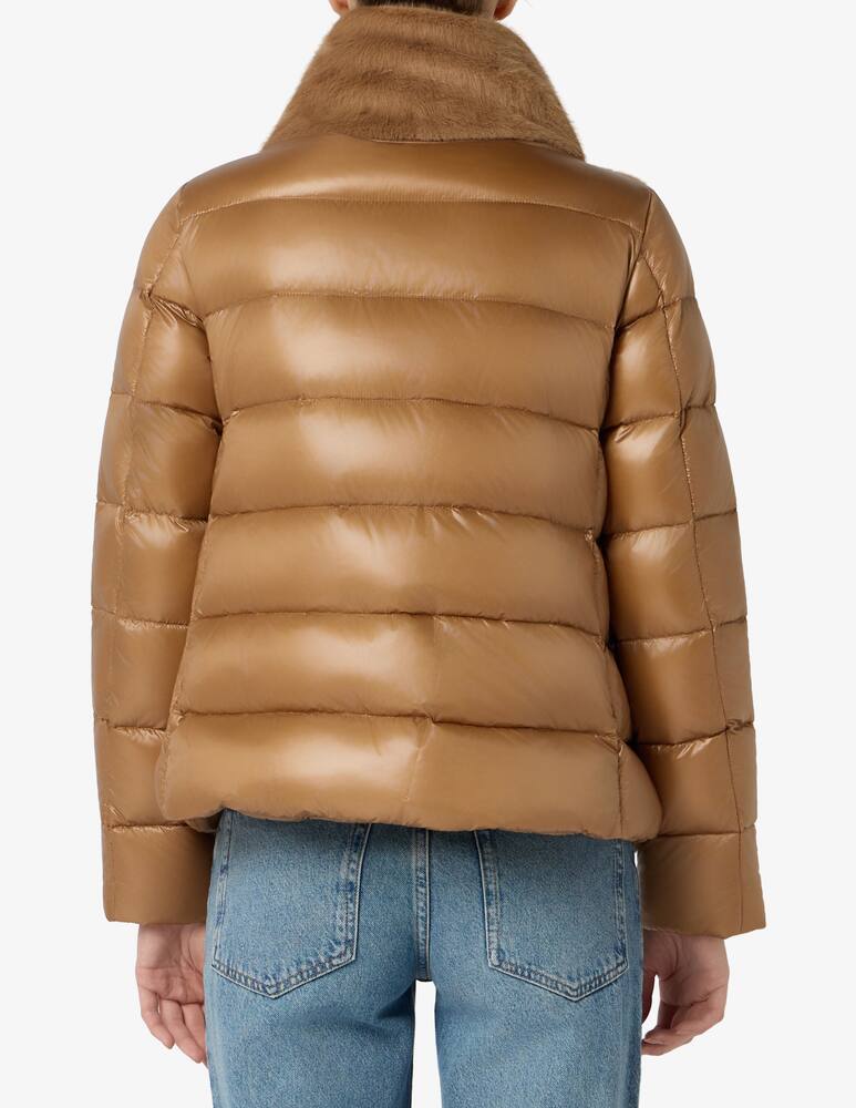 rinascente Herno Faux fur puffer jacket