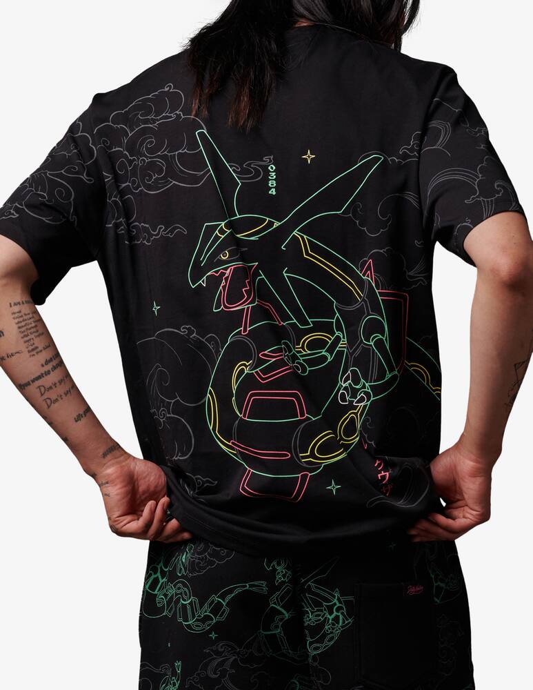 rinascente Dolly Noire Rayquaza graphic t-shirt