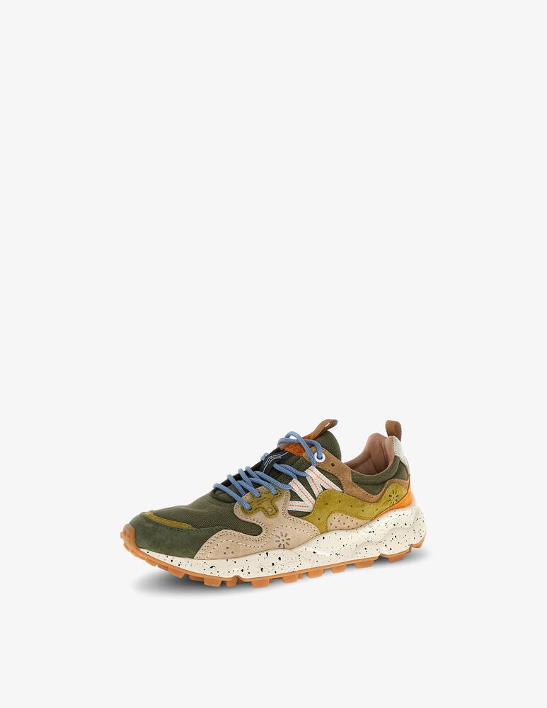 rinascente Flower Mountain Yamano suede/canvas sneakers