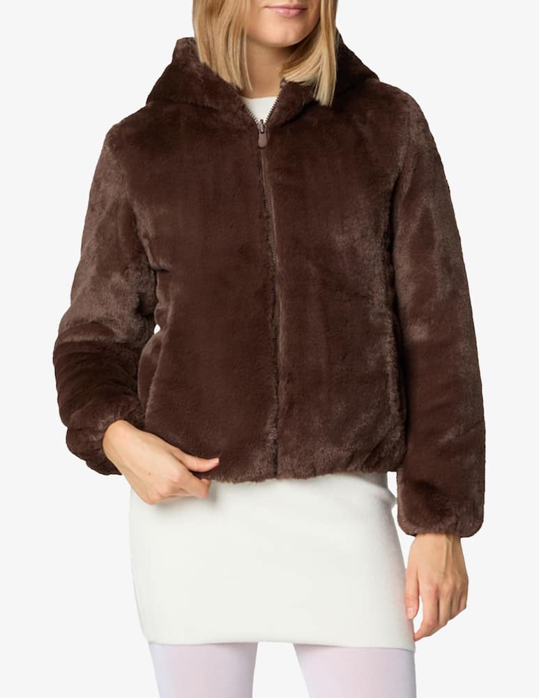 Save The Duck Laila faux fur reversible jacket - picture 1 Save The Duck Laila faux fur reversible jacket - picture 1