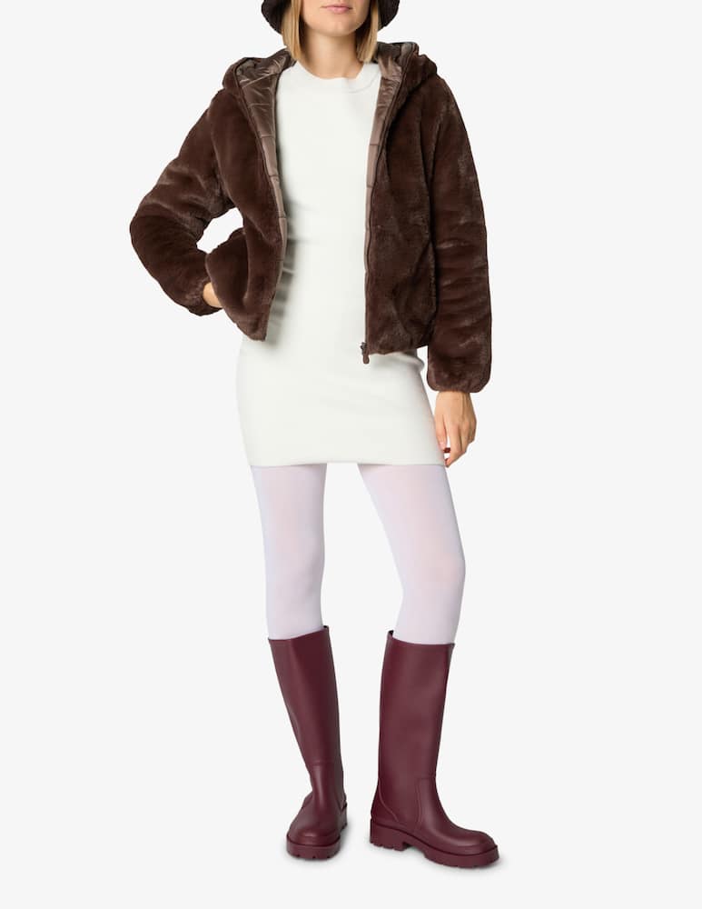 Save The Duck Laila faux fur reversible jacket - picture 2 Save The Duck Laila faux fur reversible jacket - picture 2