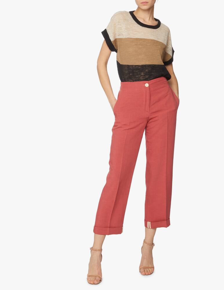 rinascente Momonì Maglia Caserta in misto lino