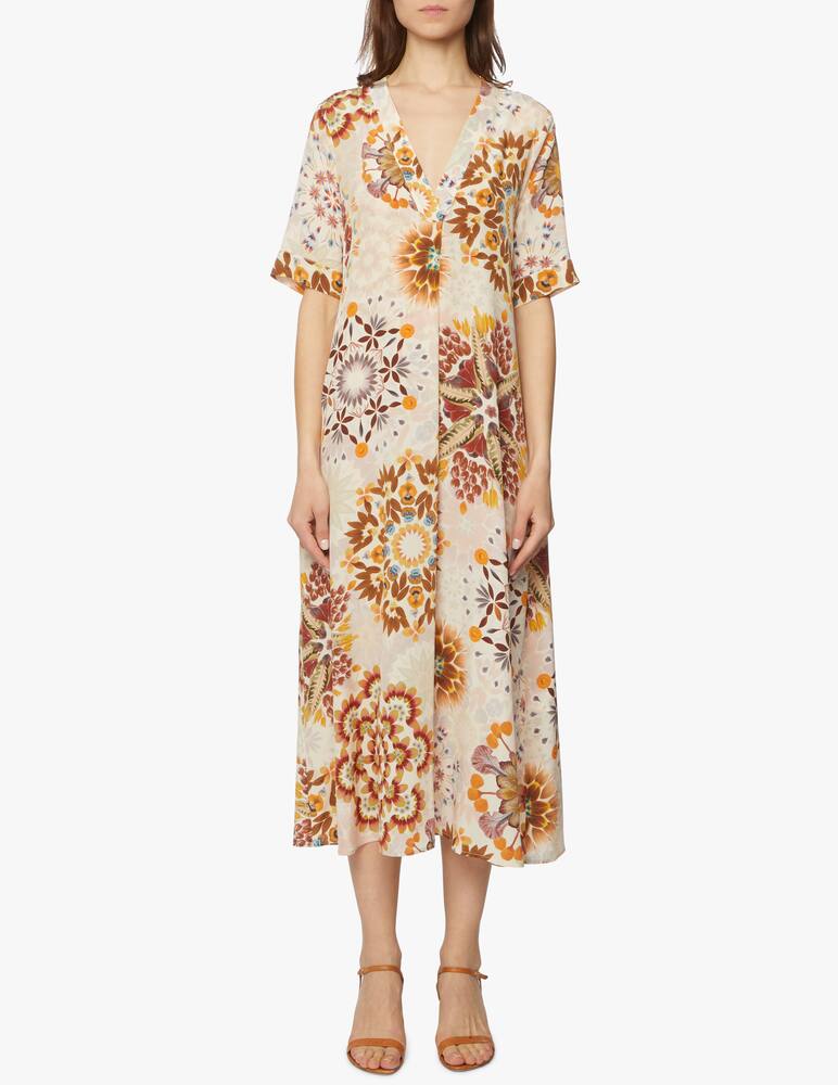 rinascente Momonì Vestito lungo in seta Altamura