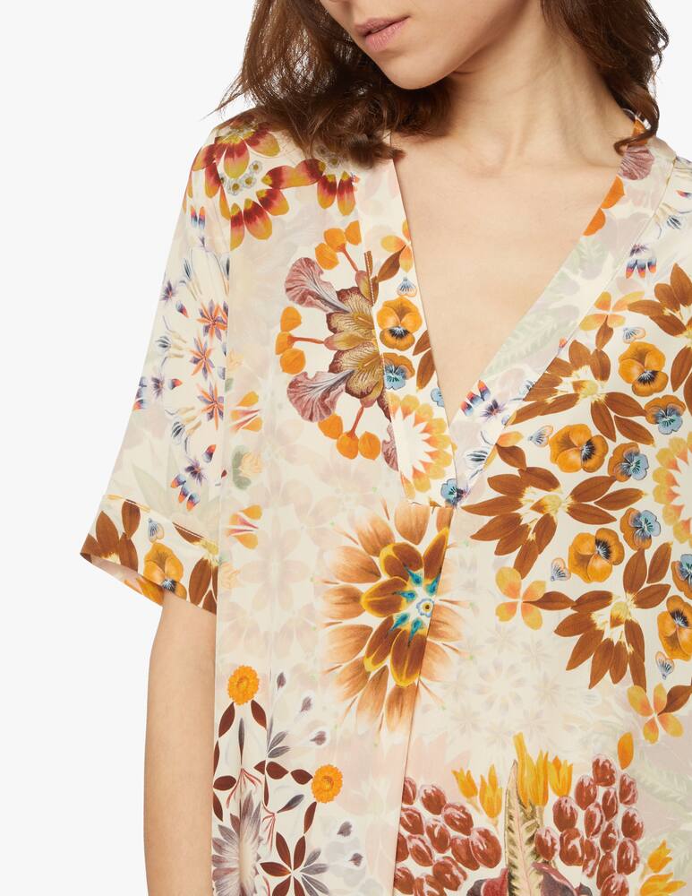 rinascente Momonì Vestito lungo in seta Altamura