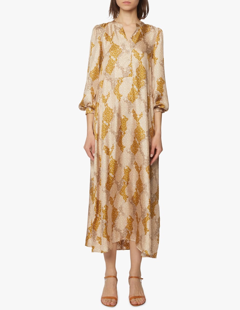 rinascente Momonì Alba long silk dress