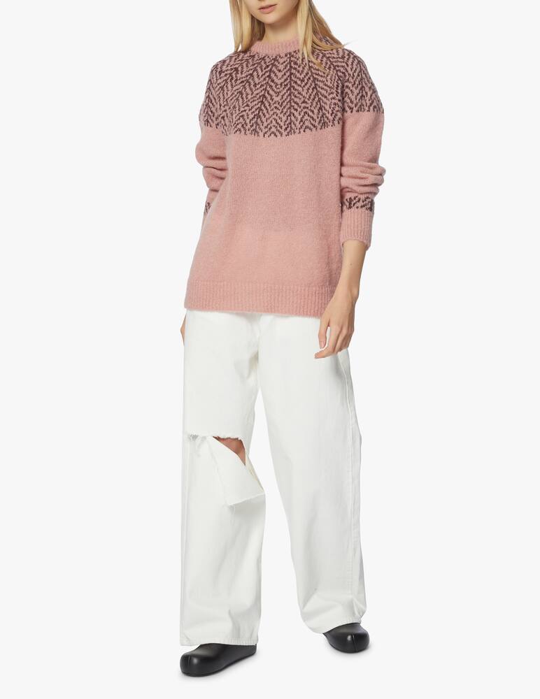 rinascente Momonì Maglione girocollo in misto lana Chablis